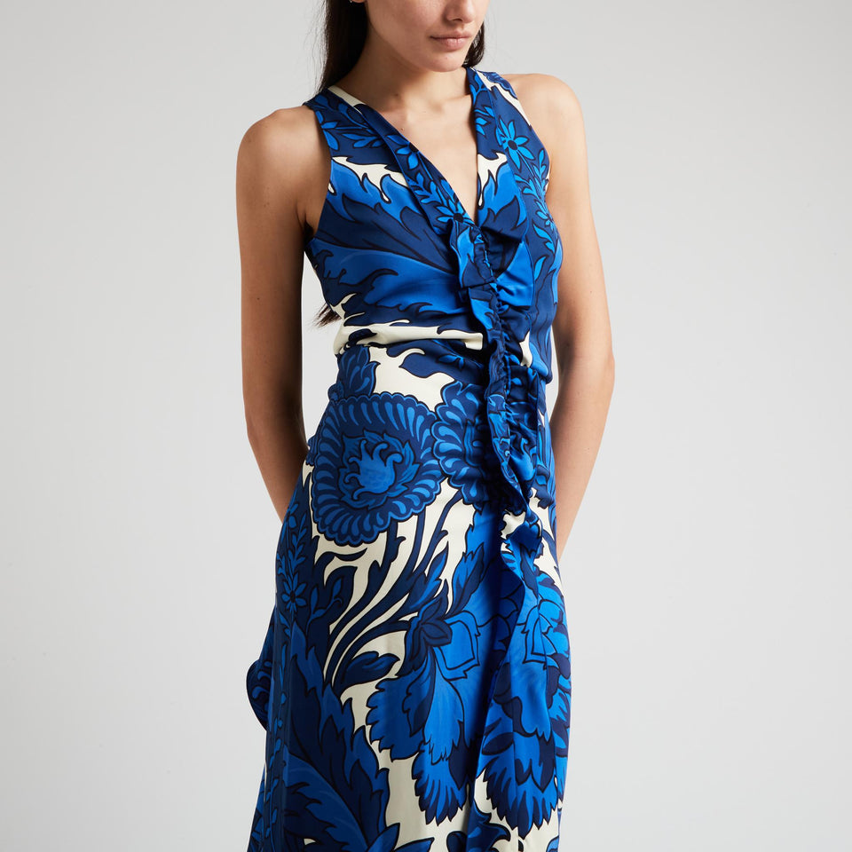 Abito in tessuto multicolor