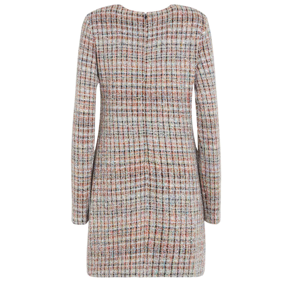 Abito in tessuto multicolor