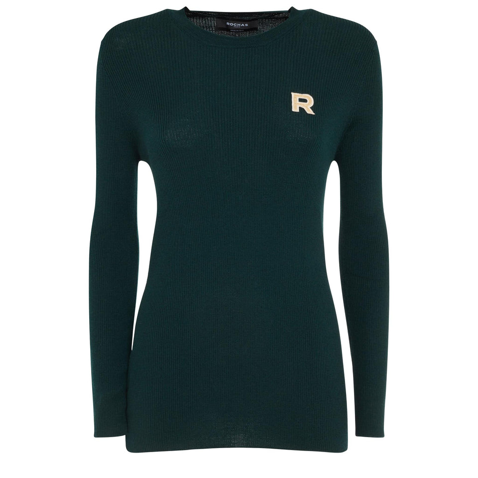 Maglia in lana verde