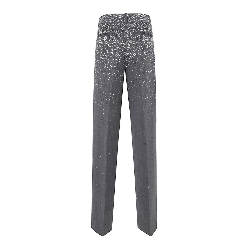 Pantalone sartoriale in lana grigio P0112FW25 GREY ALEX PERRY 