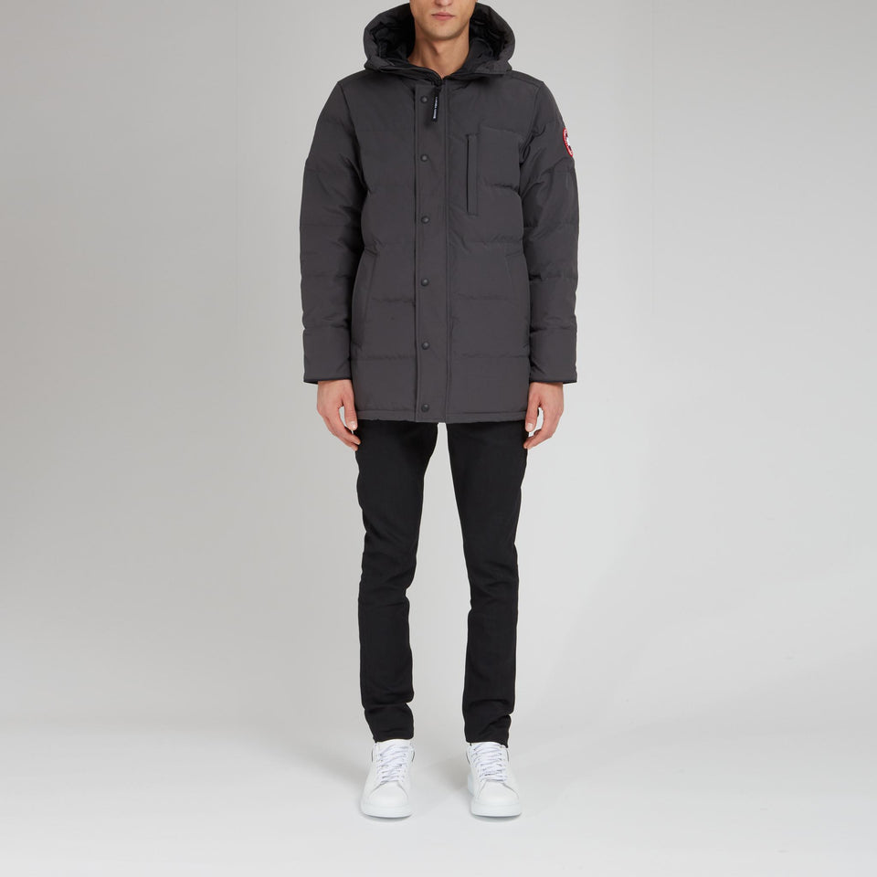 Parka "Carson" in tessuto grigio