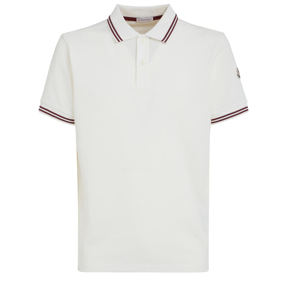 White cotton polo