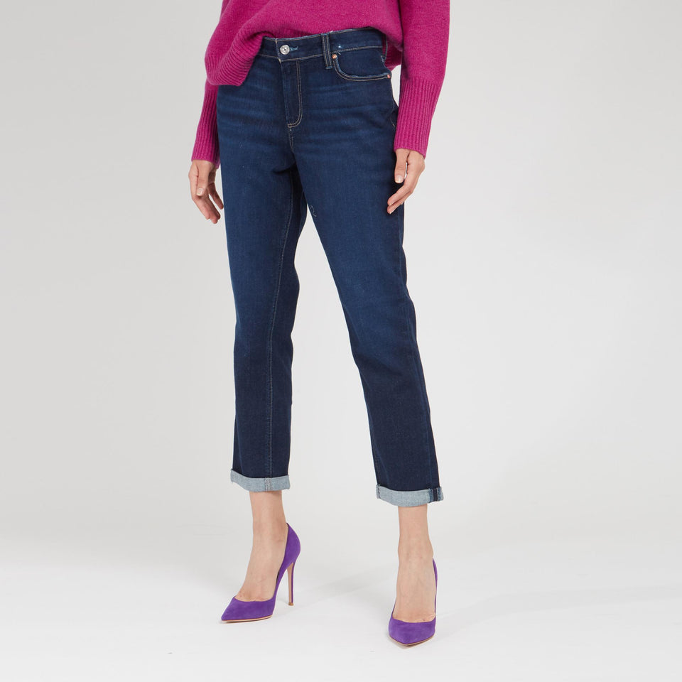 Jeans in denim blu - GIO MORETTI