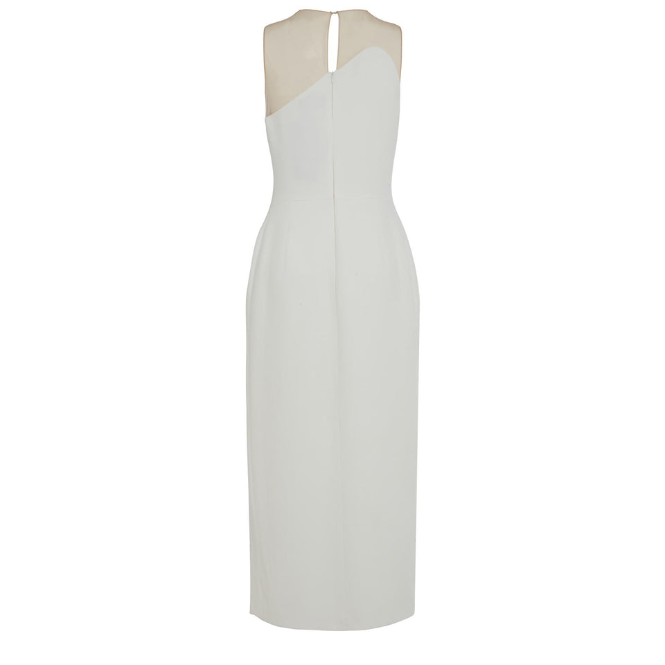 Abito in tessuto bianco