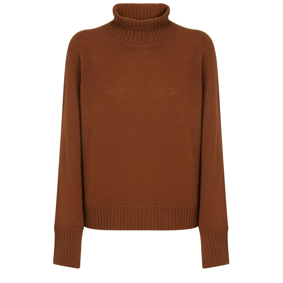 Maglia in cashmere marrone
