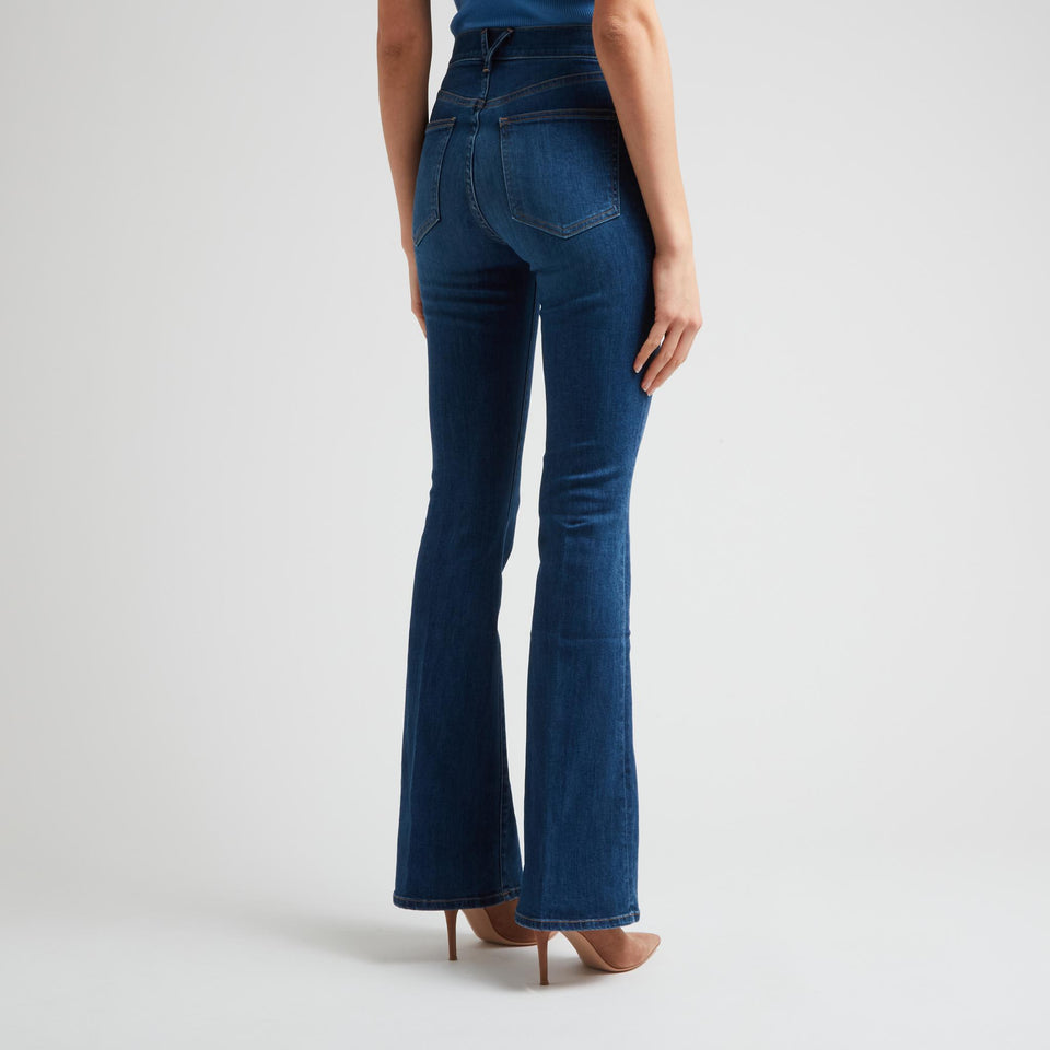 "Beverly" jeans in blue denim