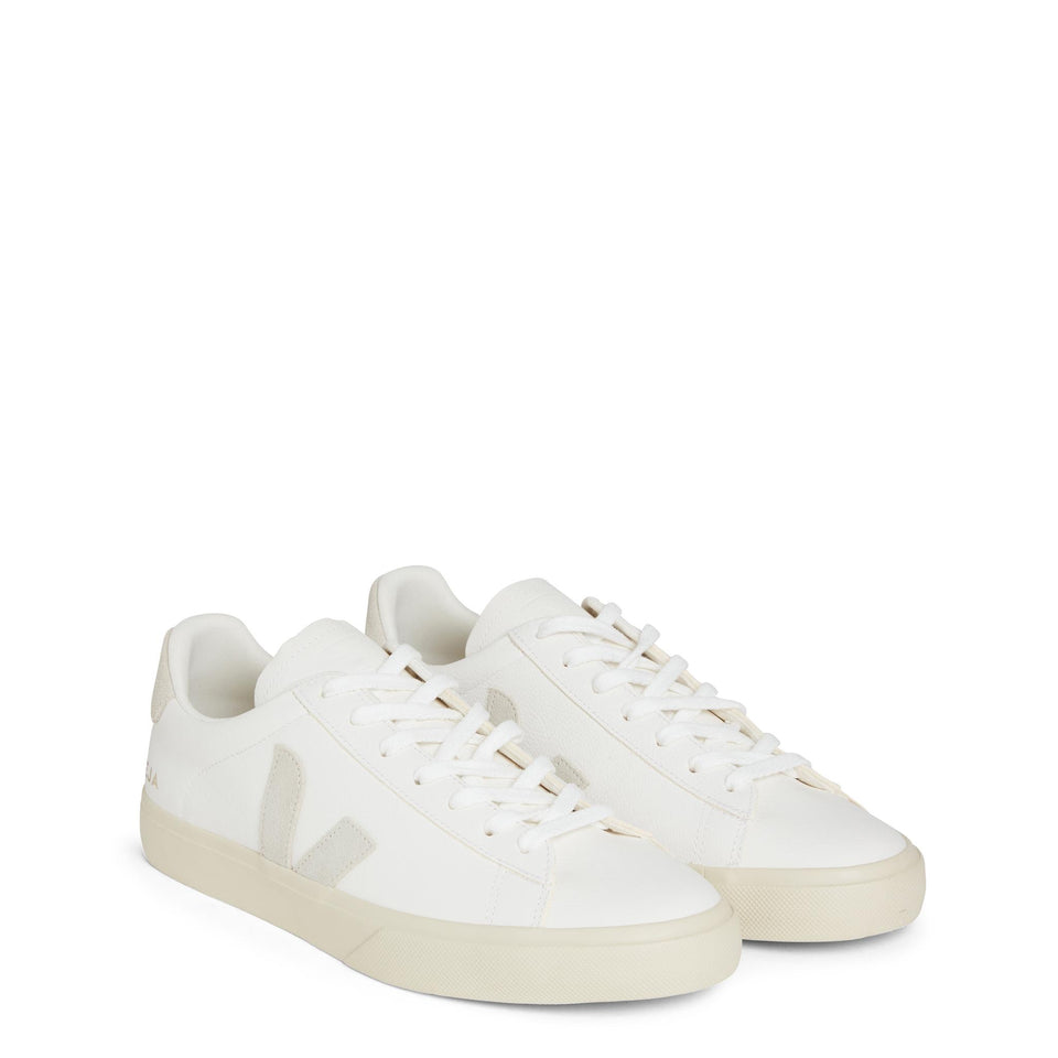 Sneakers ''Chromefree'' in pelle bianca e beige CP0502429 WH VEJA 