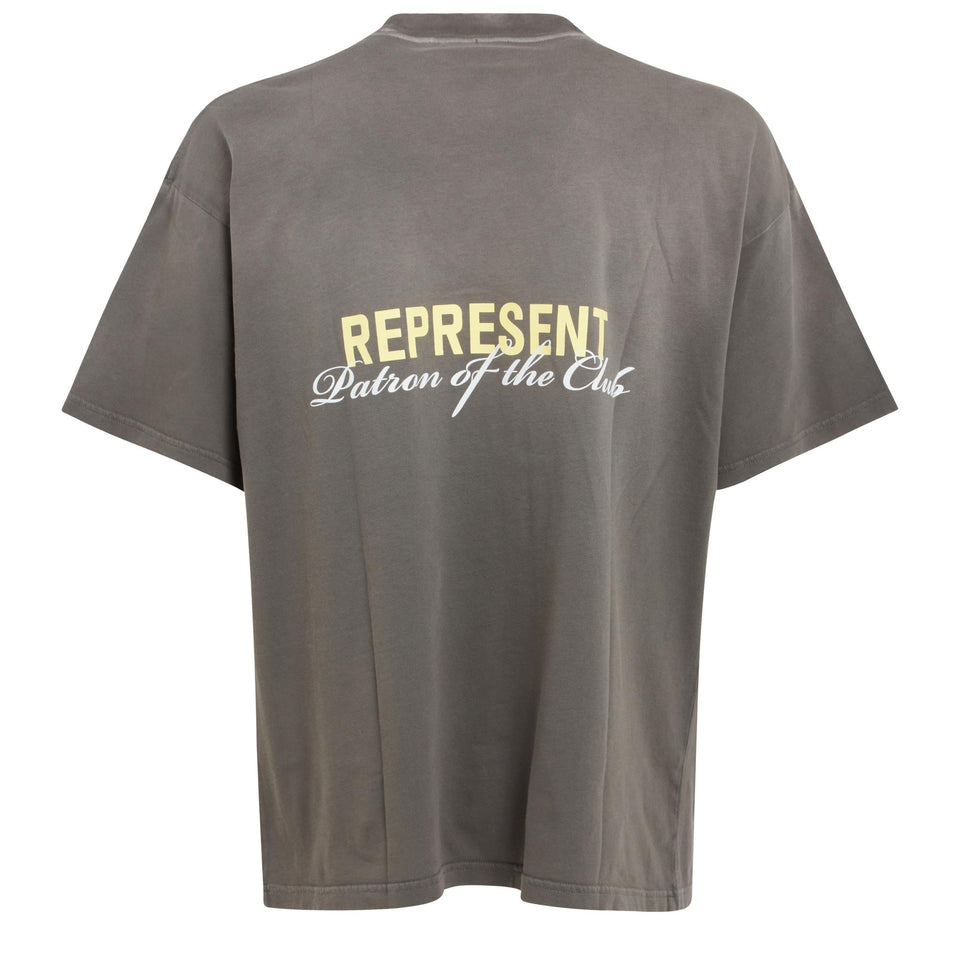 Green cotton T-shirt