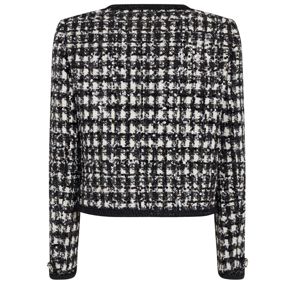 Giacca in tweed multicolor