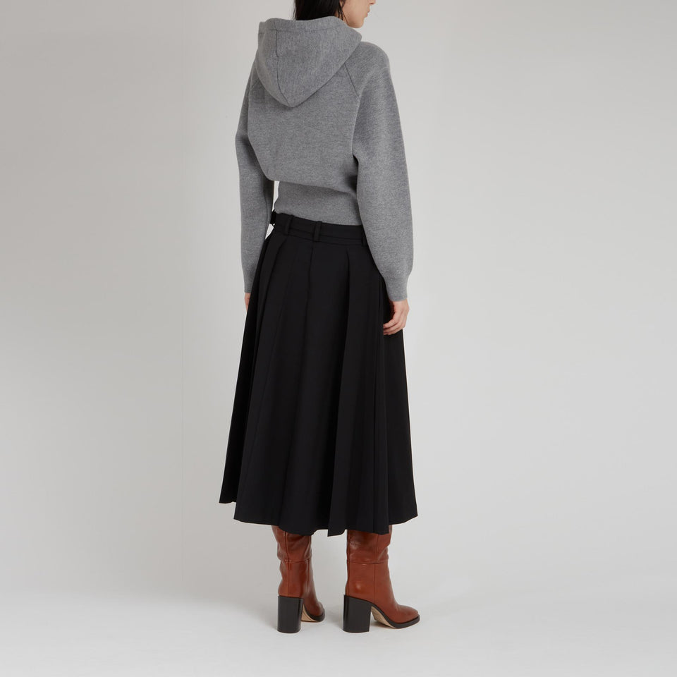 Maglia in cashmere grigia