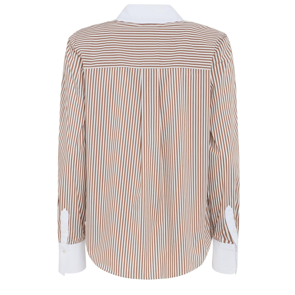 Camicia "Marisol" in cotone beige