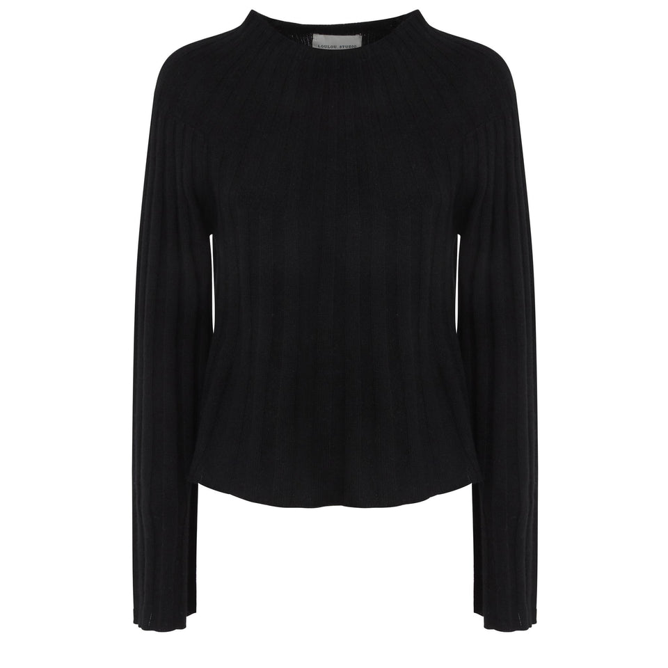 Maglia "Koro" in lana e cashmere nera