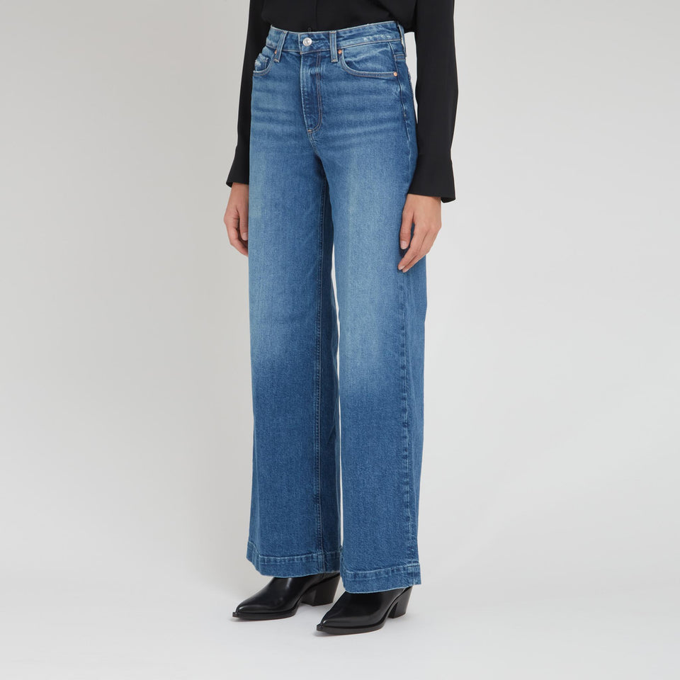 Jeans "Harper" in denim blu