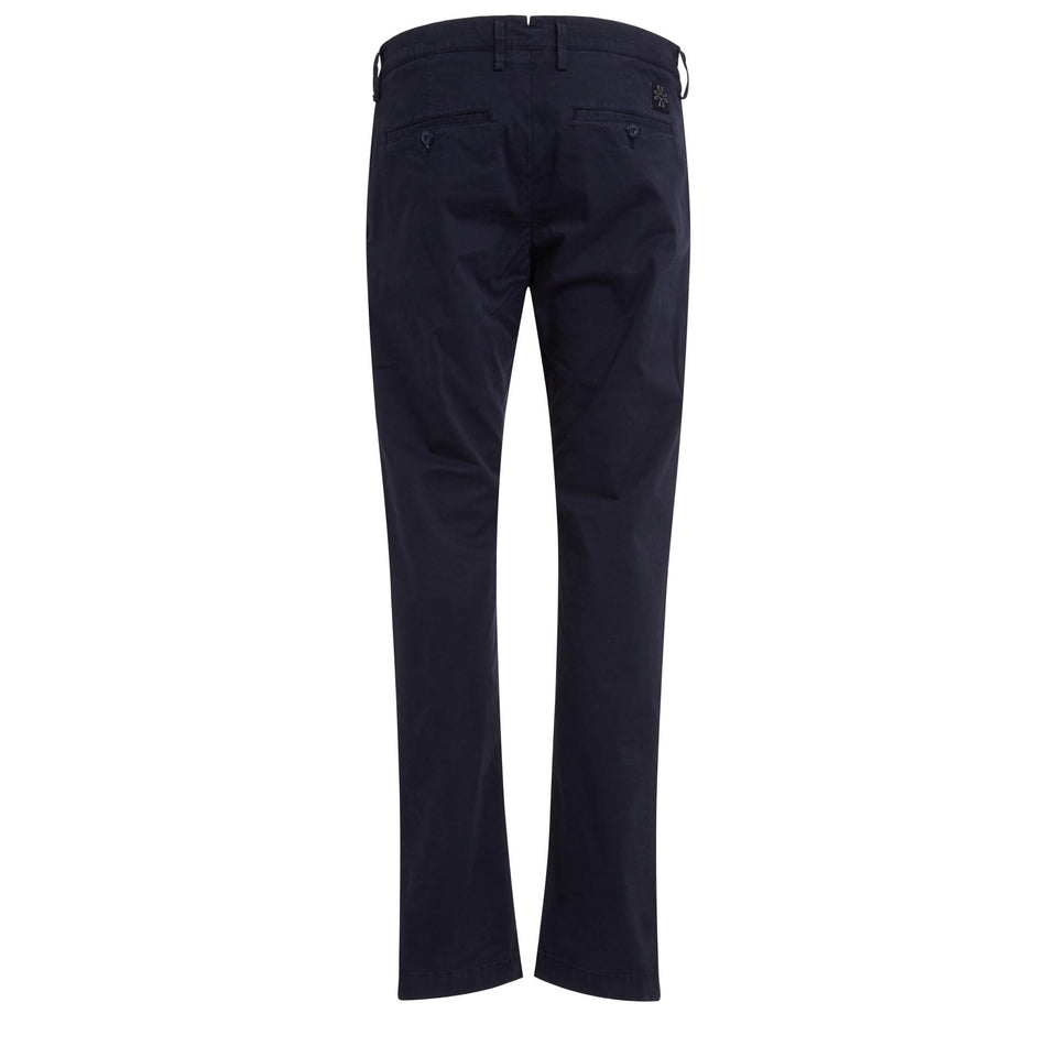 Pantalone "Bobby" in cotone blu