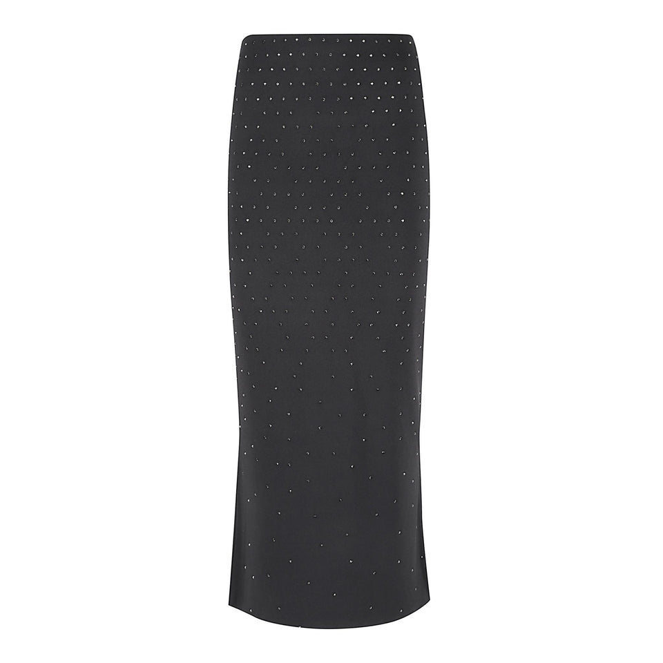Gonna lunga in tessuto nera TM180315A TJP185999 THE ANDAMANE 