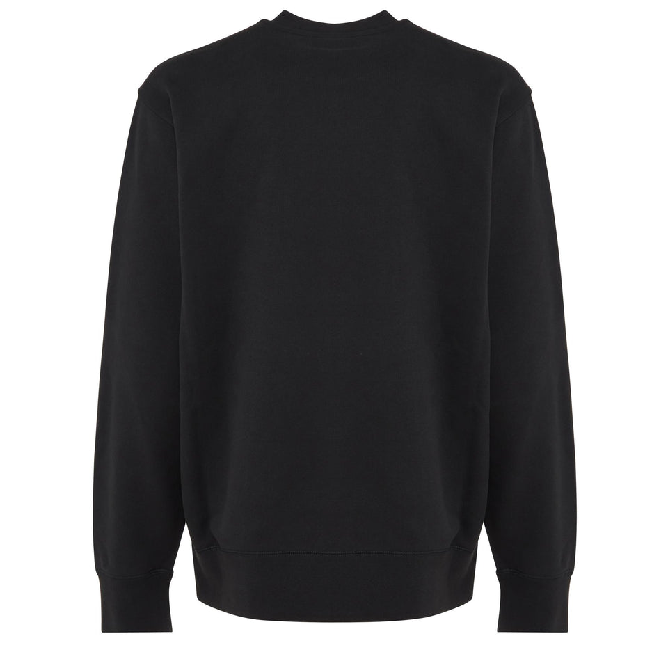 Black cotton sweatshirt