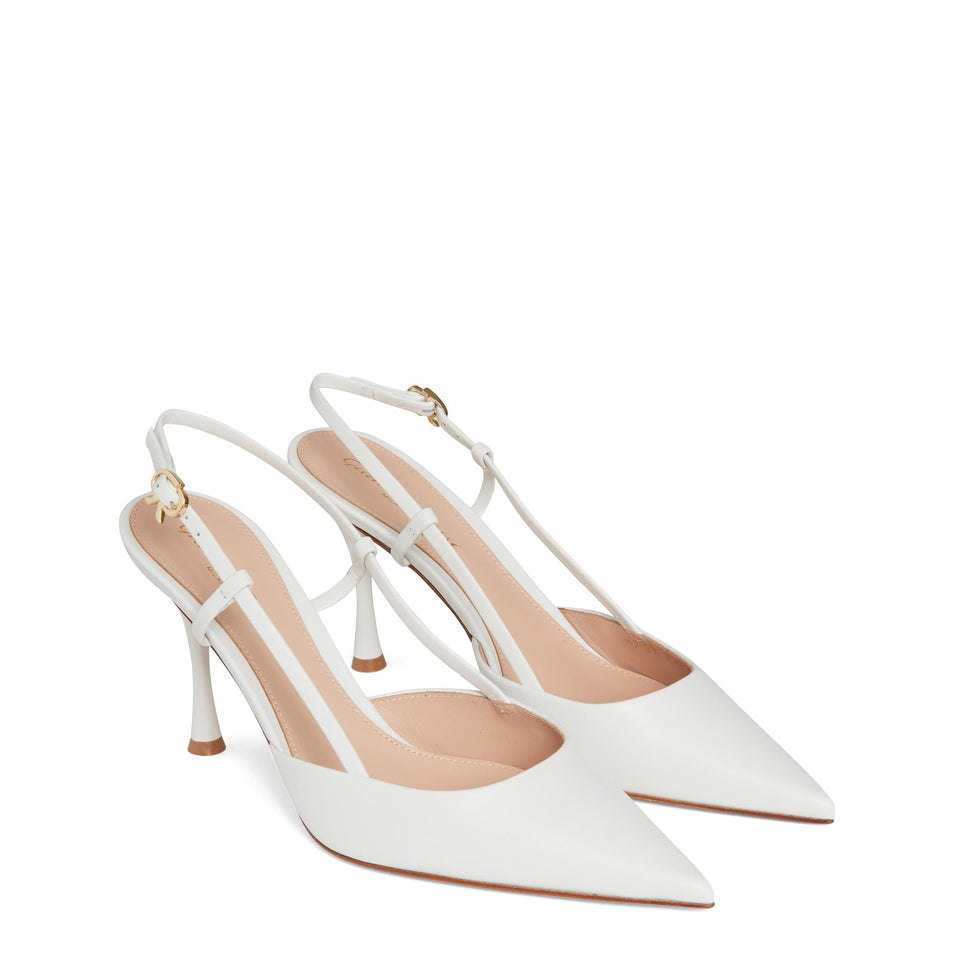 Decolletè "Ascent"  in pelle bianca G95335 85LACVITBIAN GIANVITO ROSSI 