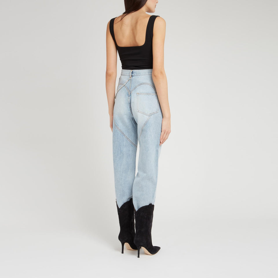 Canotta in tessuto nera