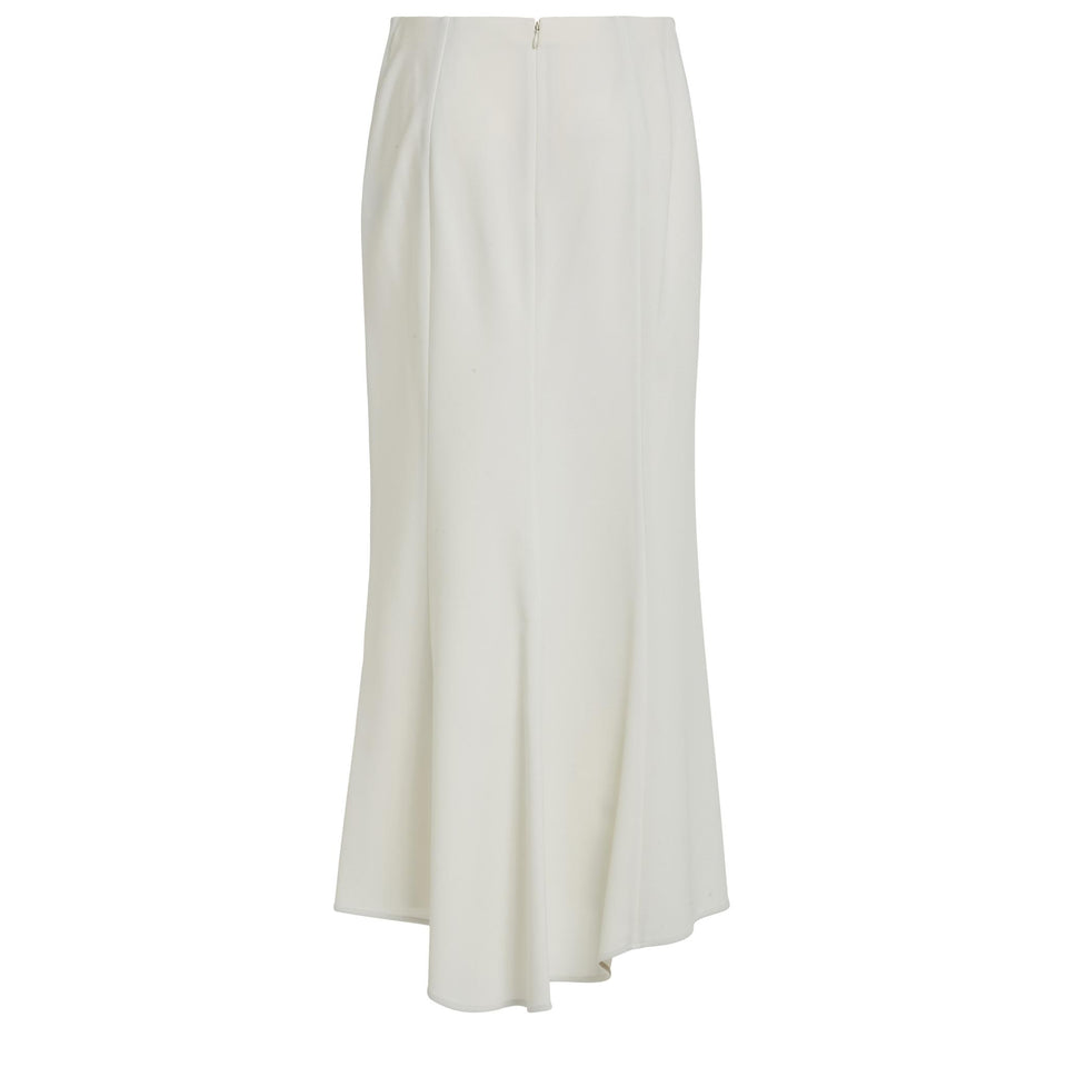 Gonna in tessuto bianca S00170 2T0840W1003 DEL CORE 