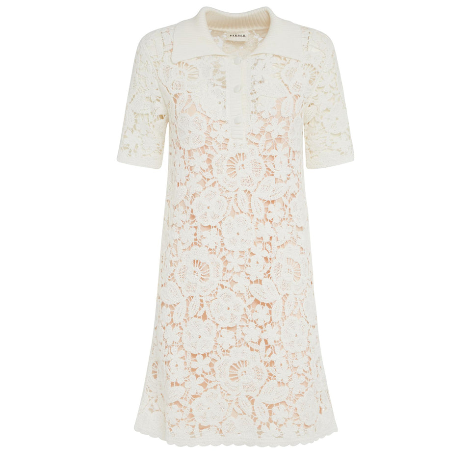 Abito in cotone bianco