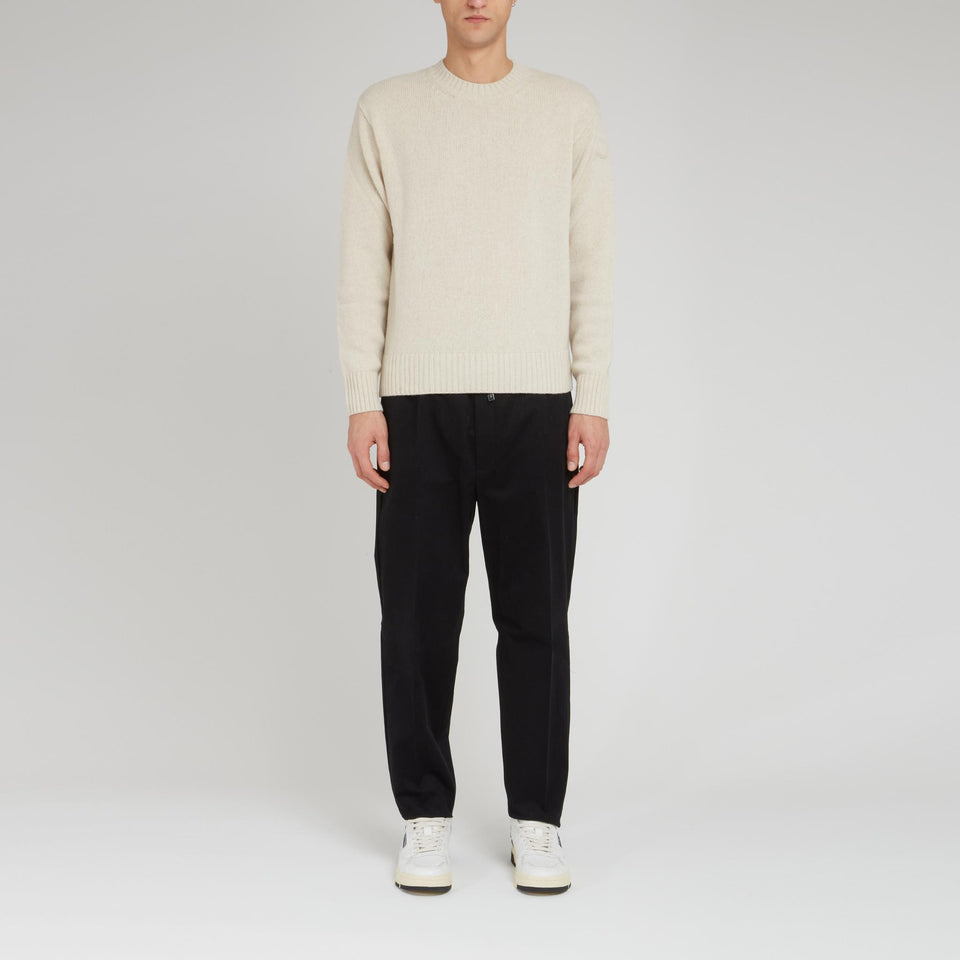 Maglia in lana bianca