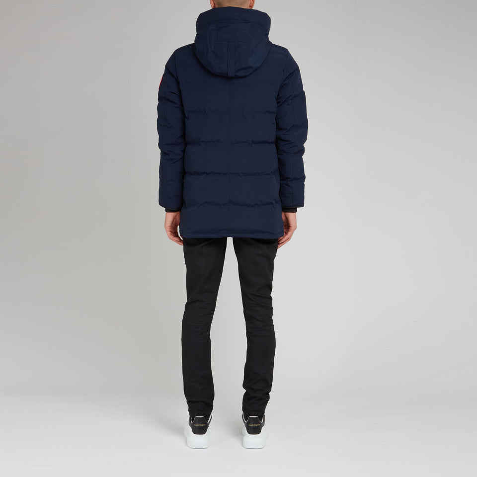 Parka "Carson" in tessuto blu