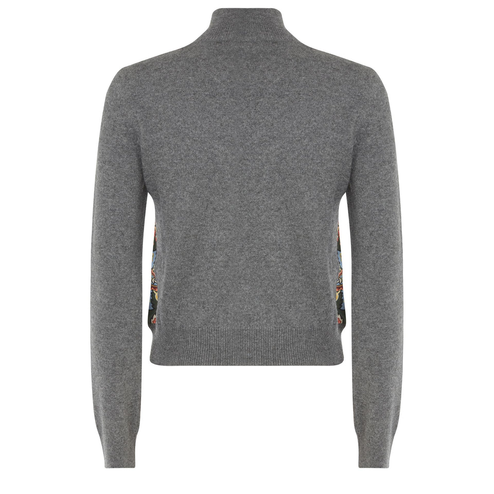 Maglia in lana grigia