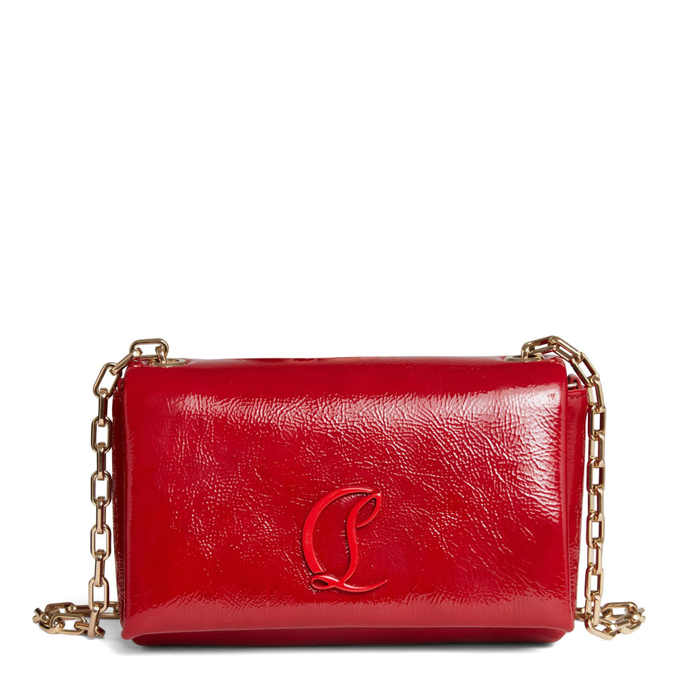 "Loubi54" bag in red leather