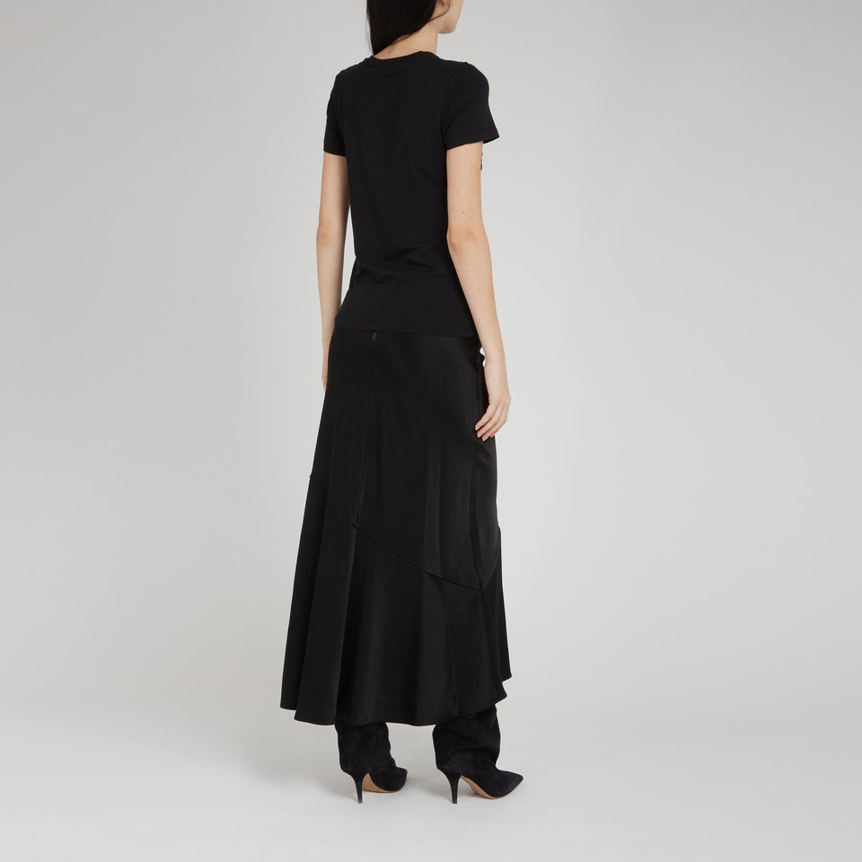 T-shirt "Ayana" in cotone nera