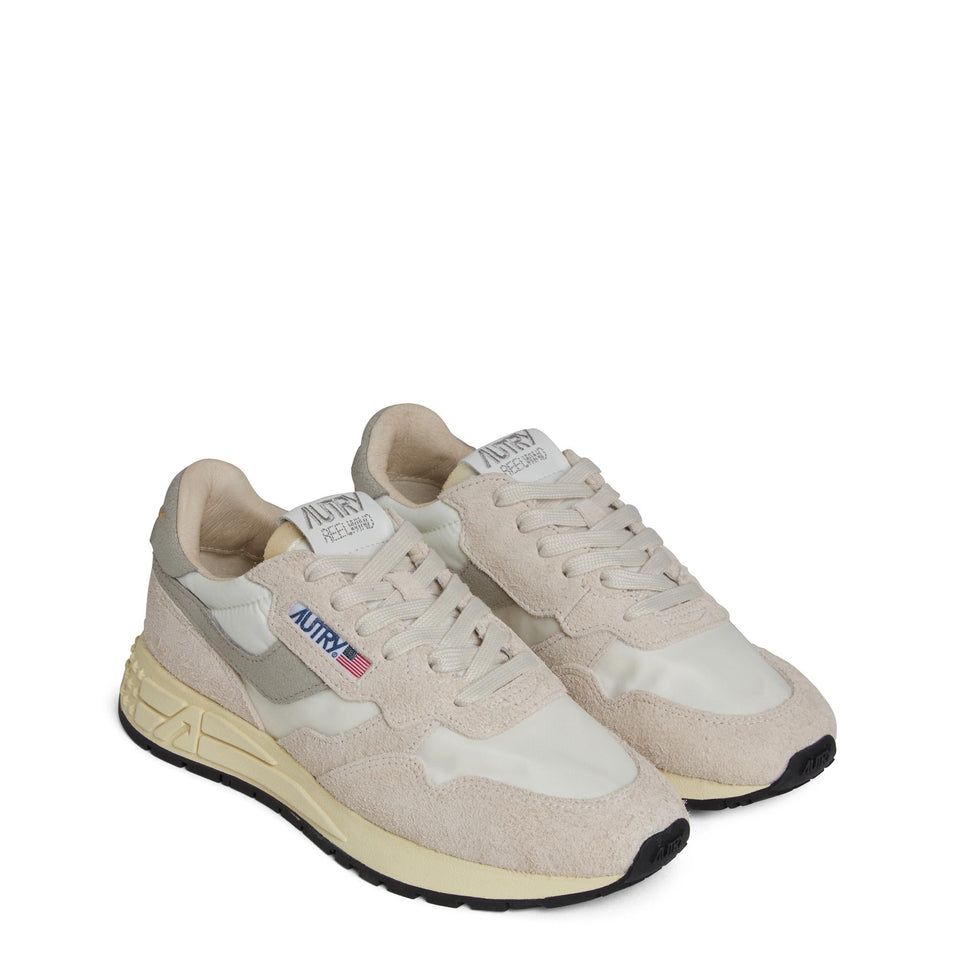 Sneakers "Reelwind" in pelle bianche WWLW NC04WHT/NAT AUTRY 