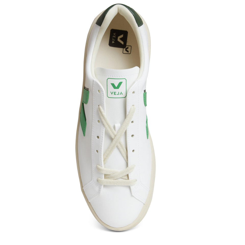 Sneakers ''V-12'' in pelle bianca UW0703509 WHITE-LEAF-CYPRUS VEJA 