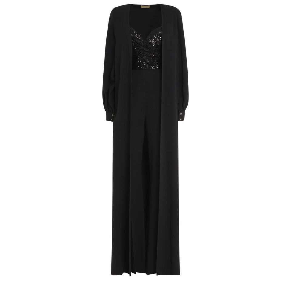 Abito in tessuto nero 13685 BLACK ELIE SAAB 