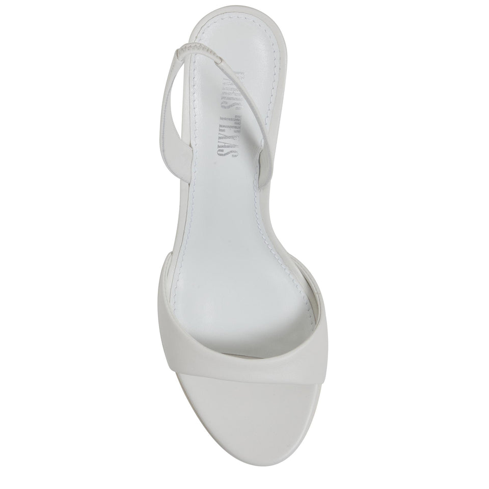 Slingback "Lidia" in pelle bianche PX1634 XNPP3WHITE PARIS TEXAS 