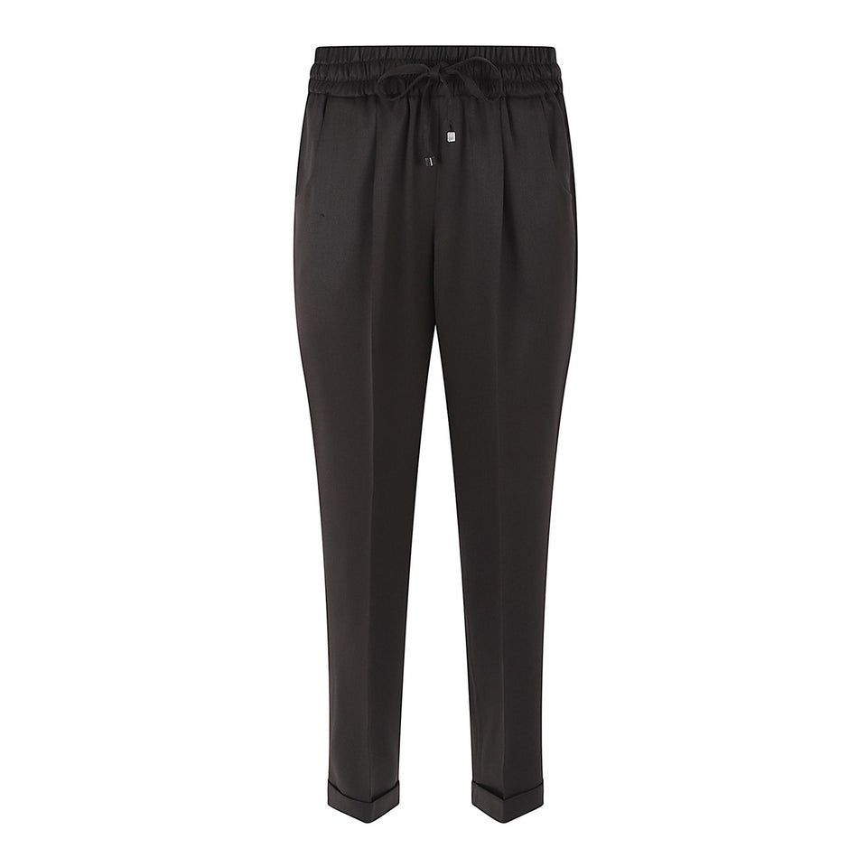 Pantalone in lana marrone D37102 K0509C15MORO KITON 