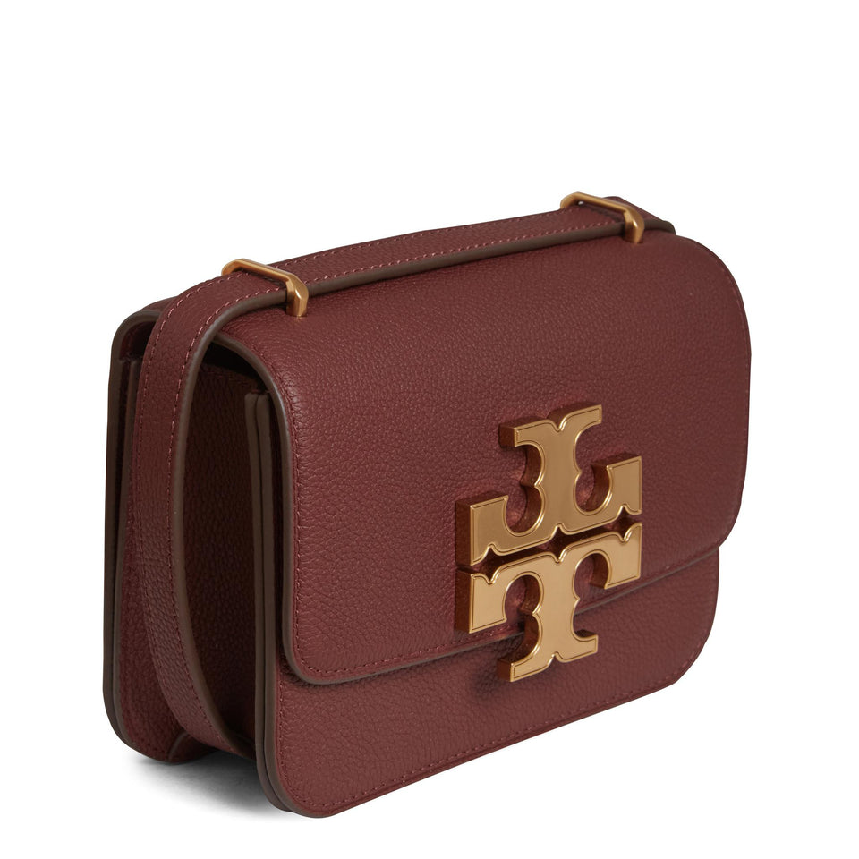 Borsa piccola "Eleanor Pebbled" in pelle rossa 155671 200 TORY BURCH 