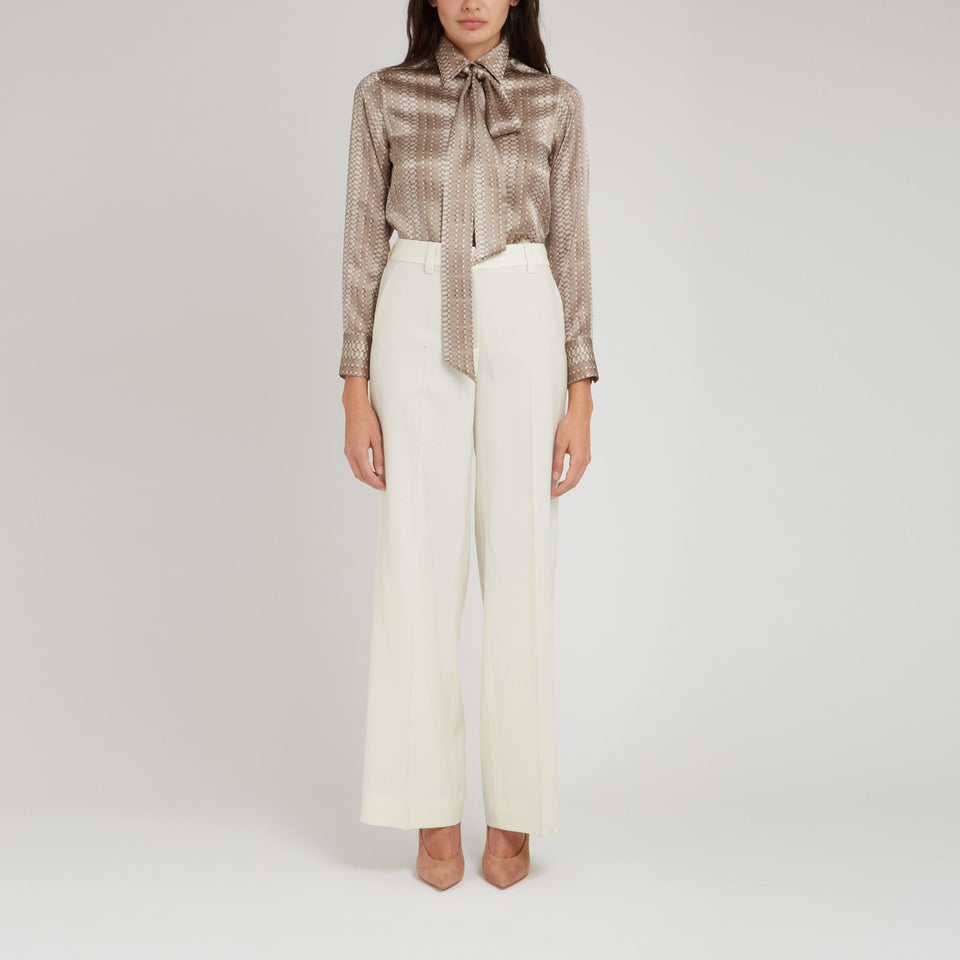 Multicolor silk shirt