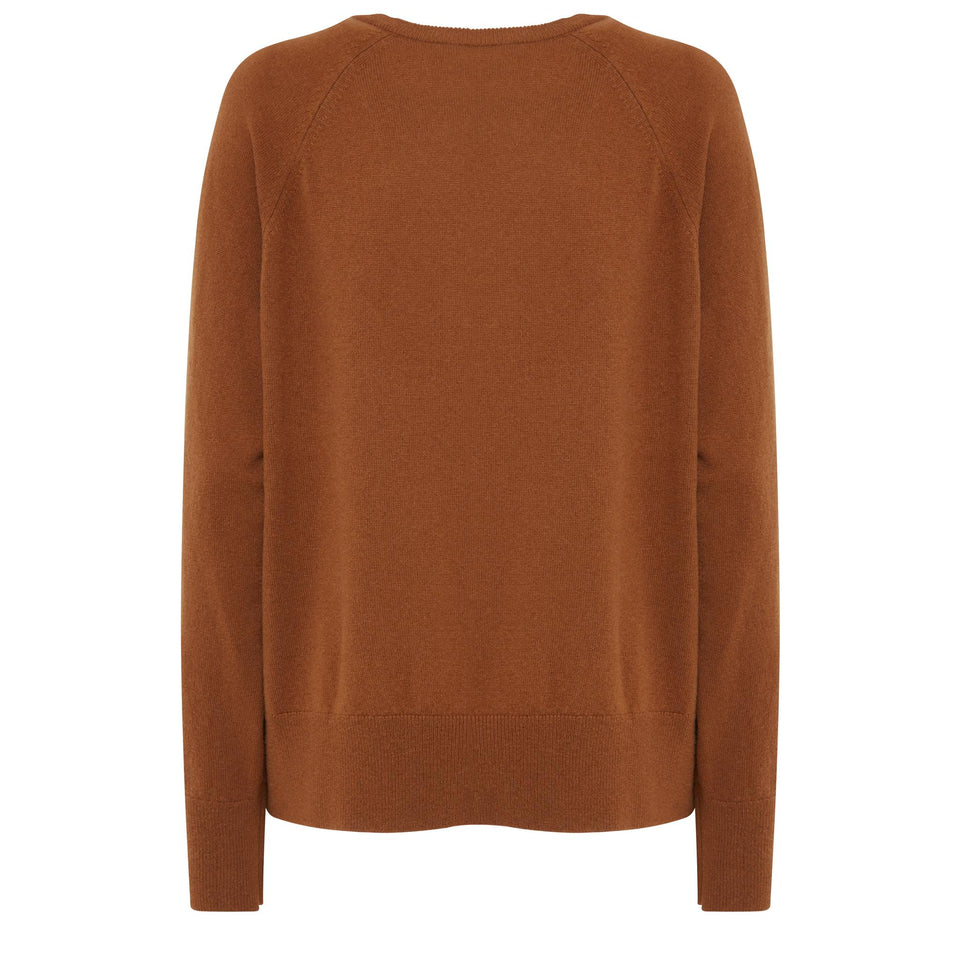 Brown cashmere sweater
