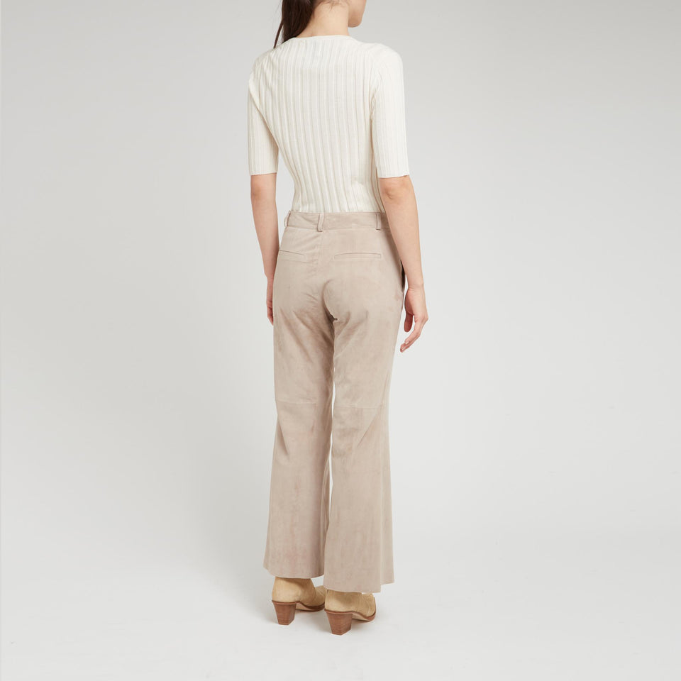 Maglia in lana bianca