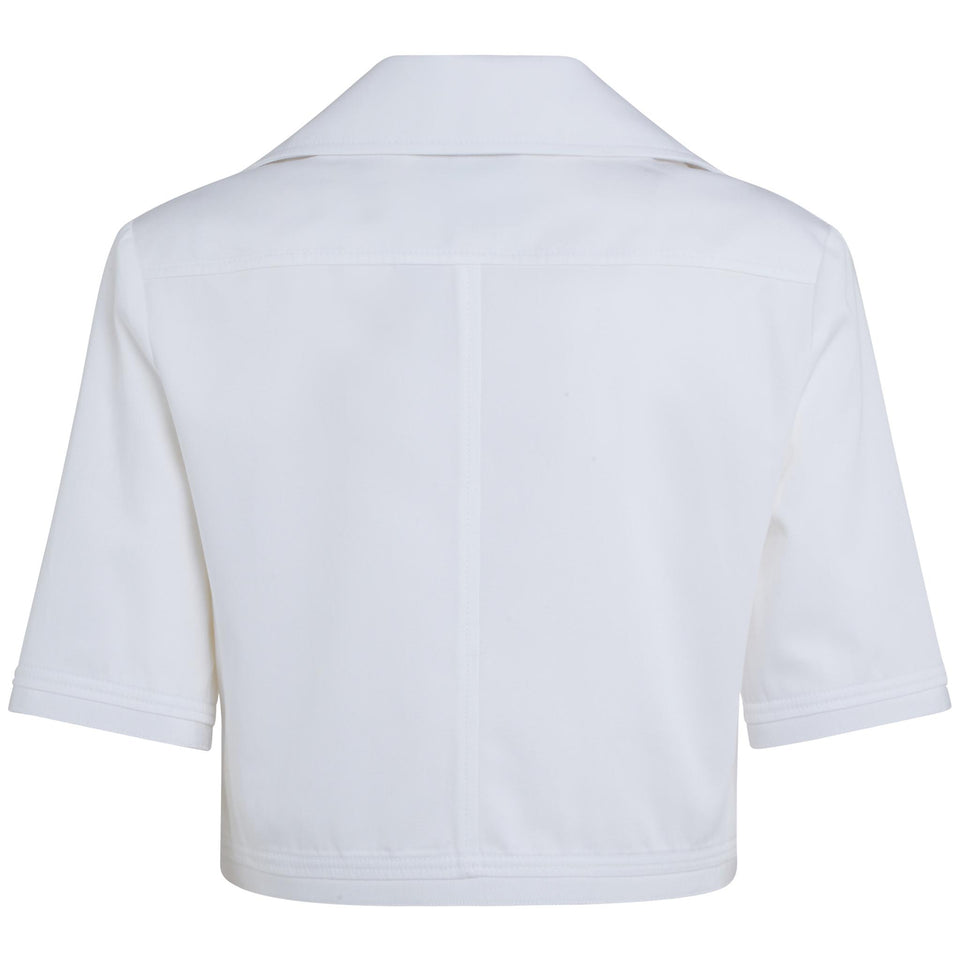 Giacca in cotone bianca