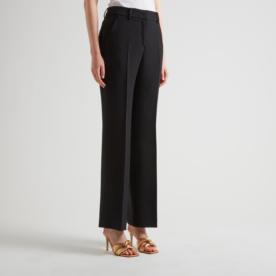 Pantalone "Petra" in tessuto nero