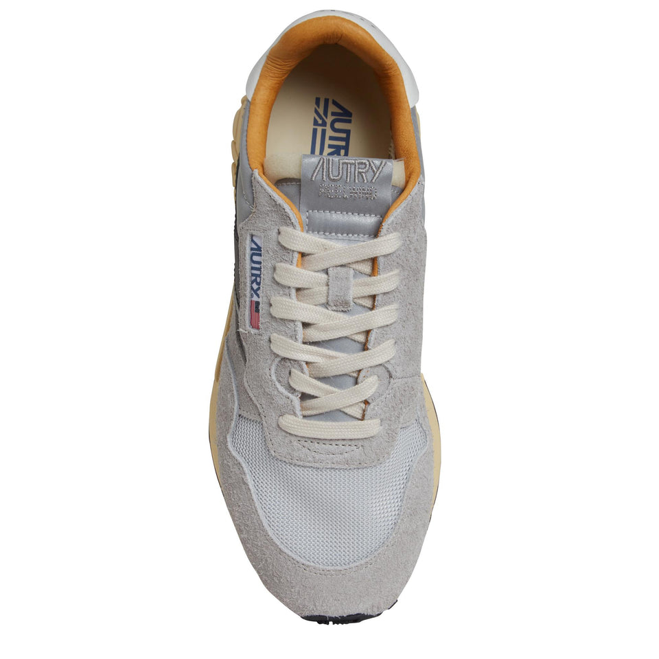 Sneakers "Reelwind" in pelle grigie WWLM RL04SAND/SILV AUTRY 