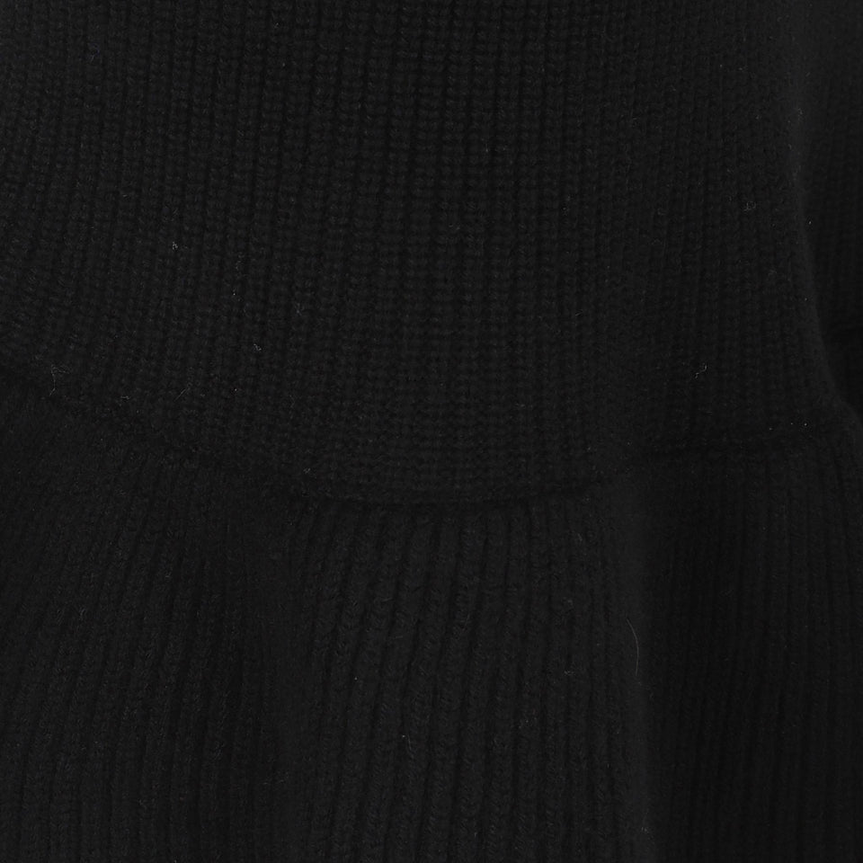 Gonna in lana nera MJU005 ML0581U9000 NINA RICCI 