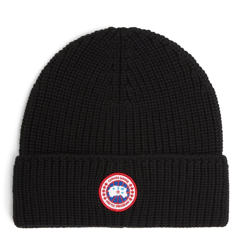 Cappello in lana nero