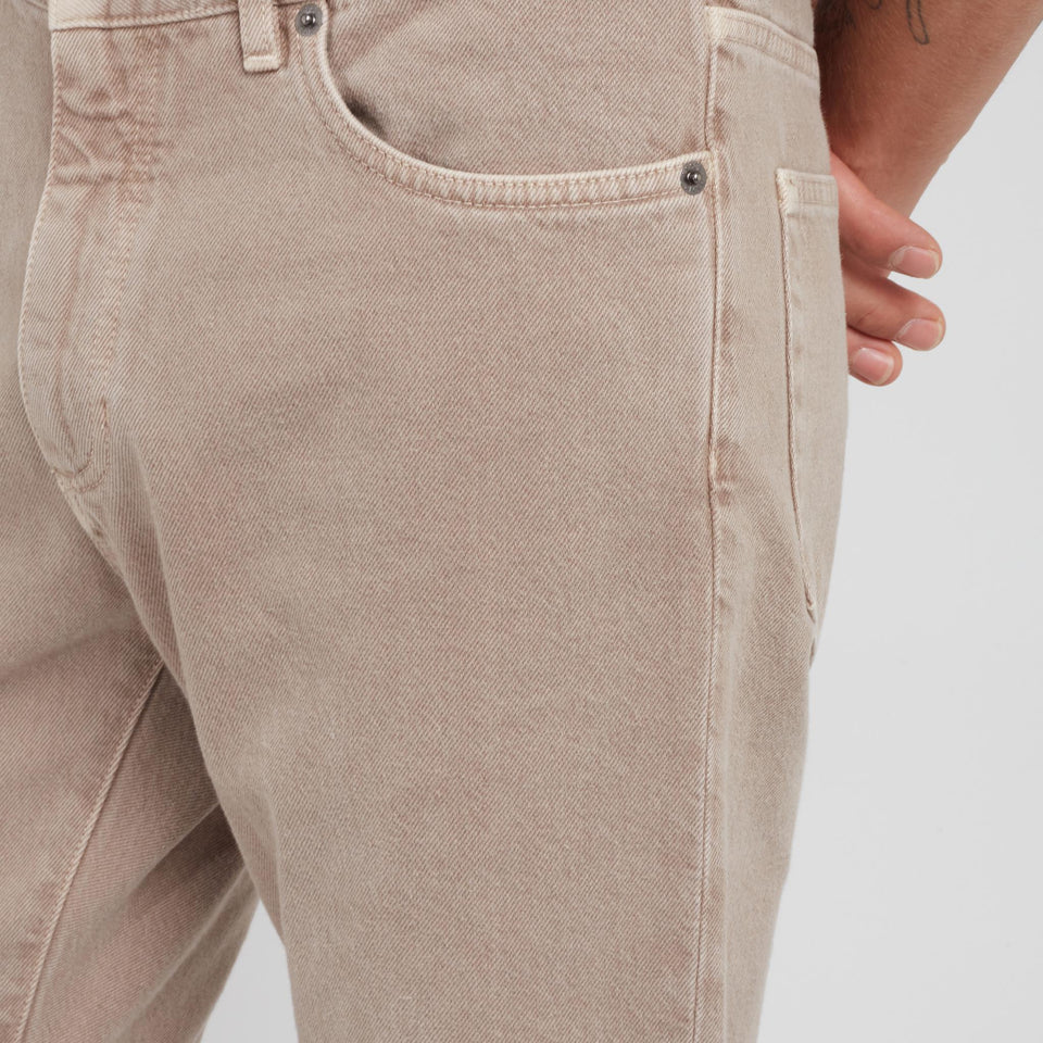 Jeans in denim beige