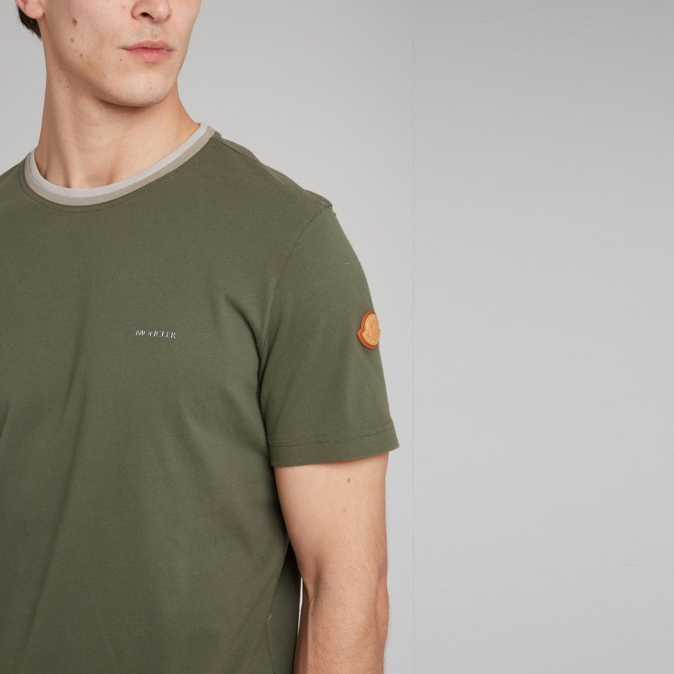 T-shirt in cotone verde