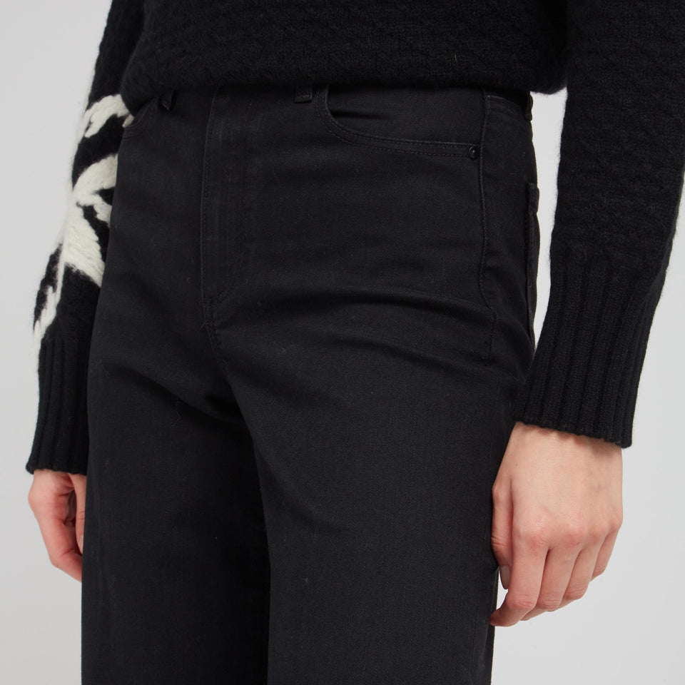 Jeans "Harper" in denim nero