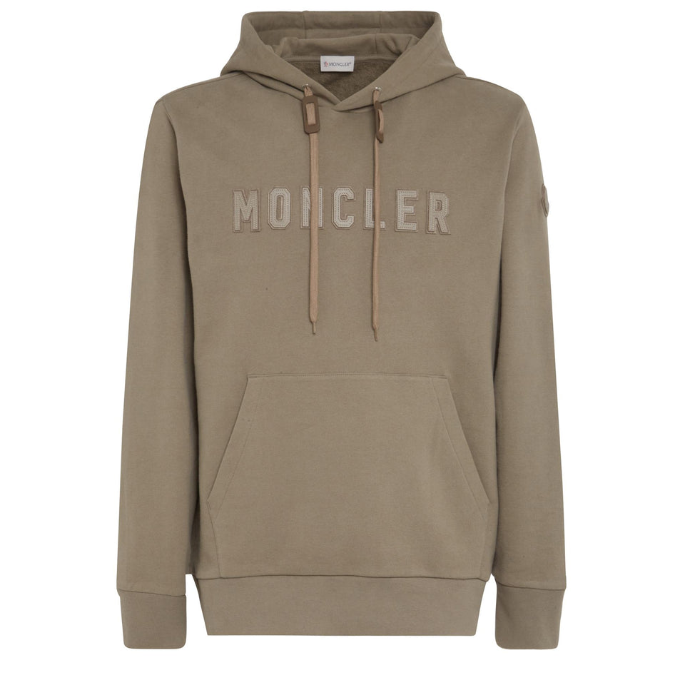 Brown cotton sweatshirt