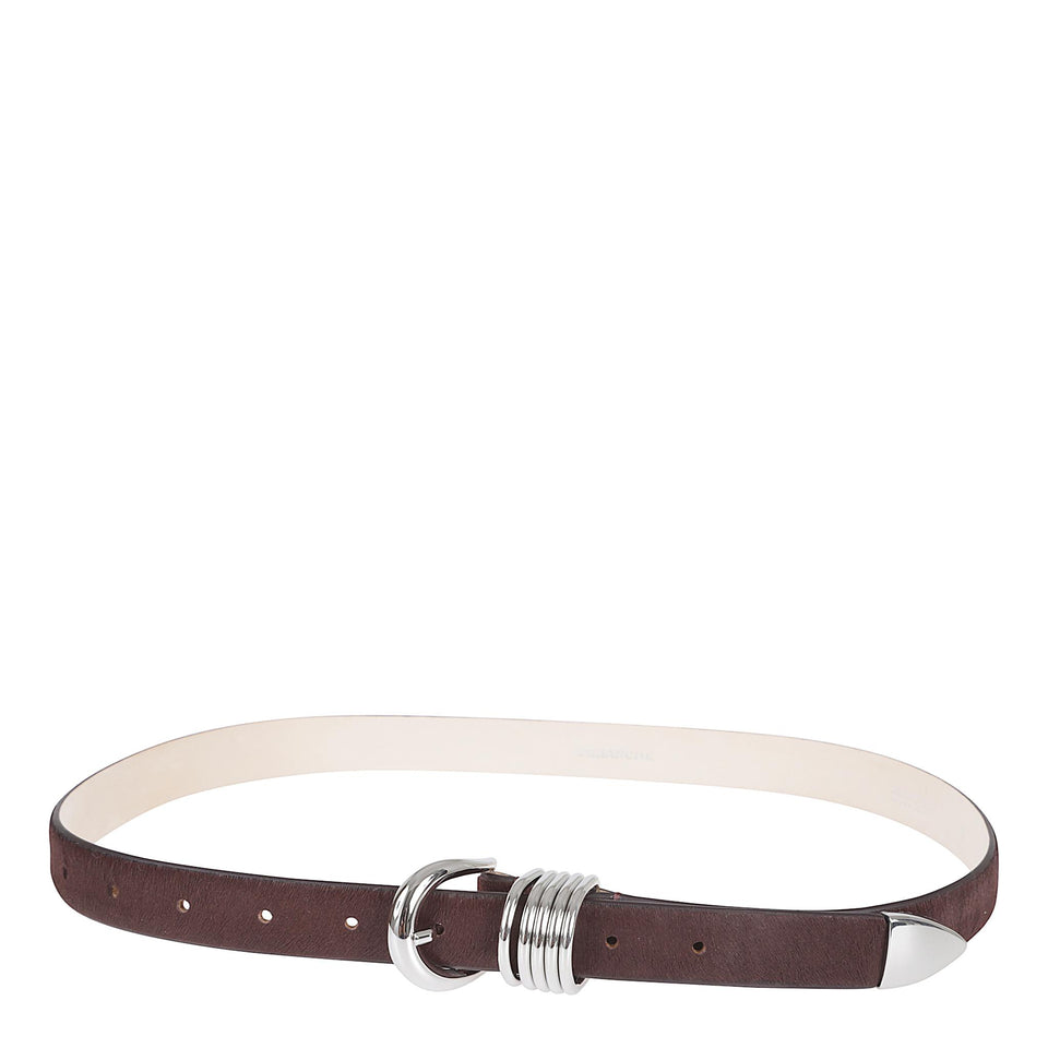 Cintura in cavallino marrone HOLLY CAVSCHOCOSILV DEHANCHE 