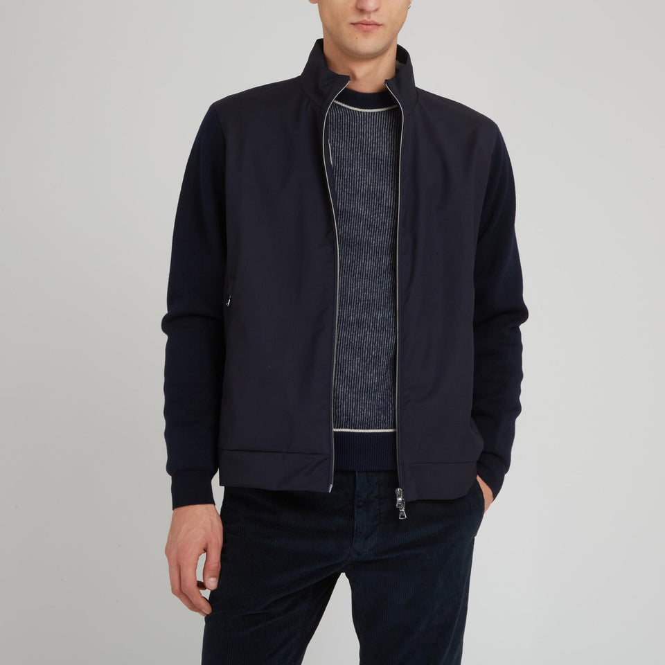 Blue wool jacket
