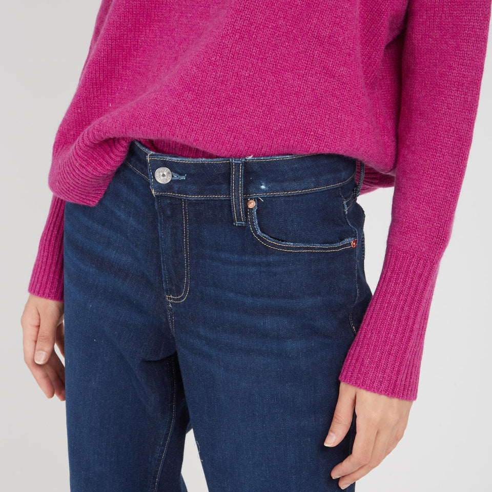 Jeans in denim blu - GIO MORETTI